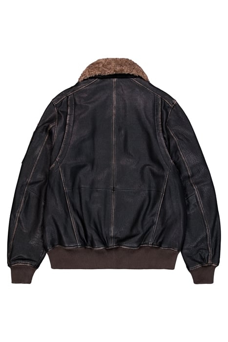 B-15 LEATHER CUSTOM VINTAGE BROWN 4