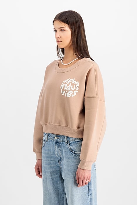 LOGO SWEATER DUSTY CORAL 5