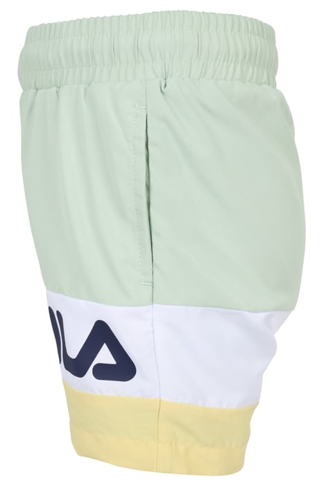 LANGULA BEACH SHORTS SILT GREEN-BRIGHT WHITE-PALE BANANA 3