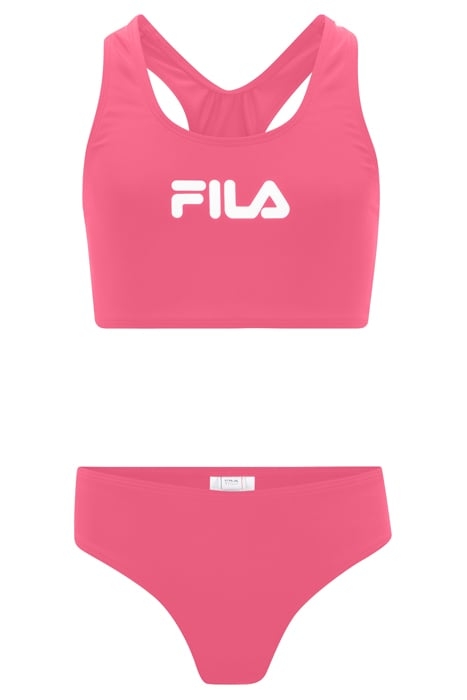 SASSARI RACER BACK BIKINI CAMELLIA ROSE 1