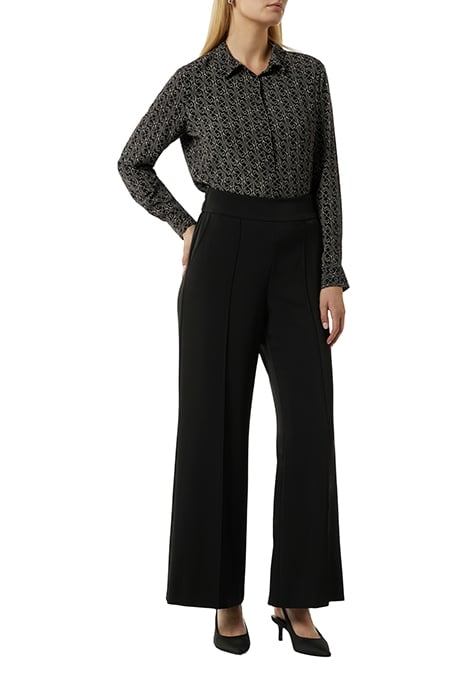 COMMA BLOUSES GREY/BLACK 2