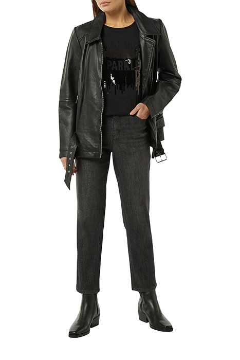 COMMA T-SHIRTS GREY/BLACK 4