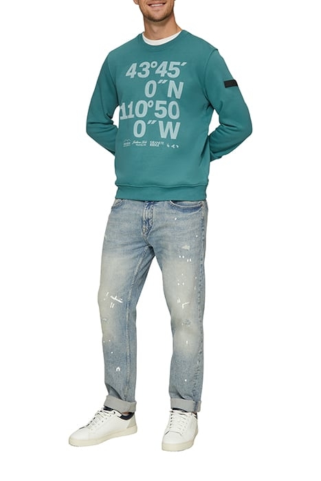 S.OLIVER SWEATSHIRTS BLUE-GREEN 1