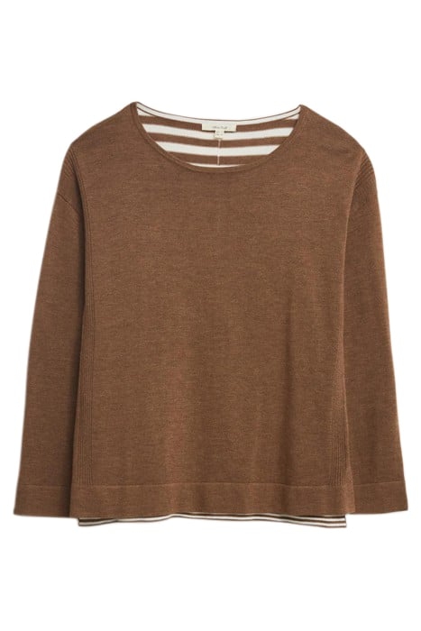 OLIVIA JUMPER BROWN MULTI 1