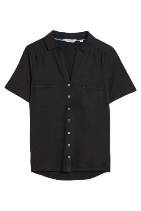 PENNY POCKET JERSEY SHIRT PURE BLACK 1