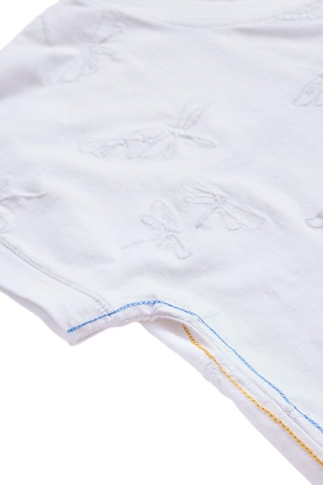 NELLY EMBROIDERED TEE BRILLIANT WHITE 7