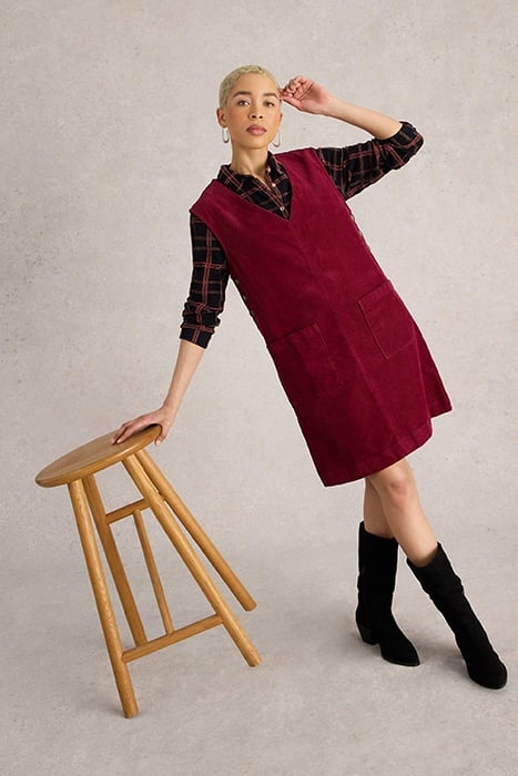 MAPLE CORD PINNY DARK RED 4