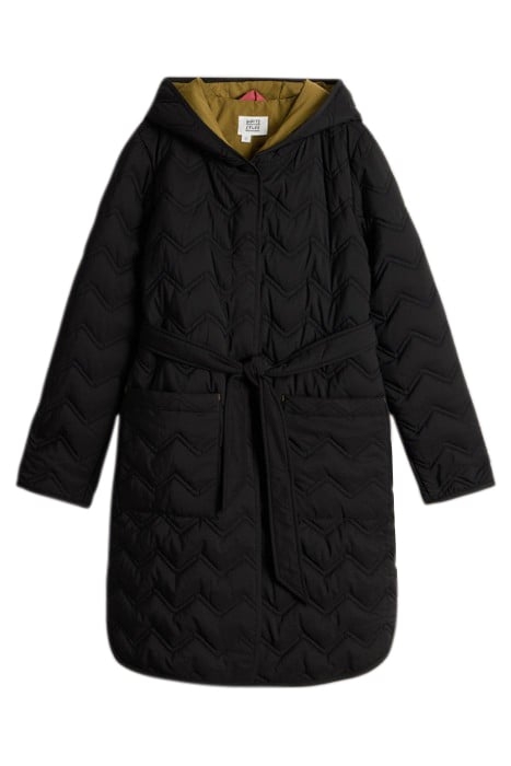 ARLET QUILTED COAT PURE BLACK 4