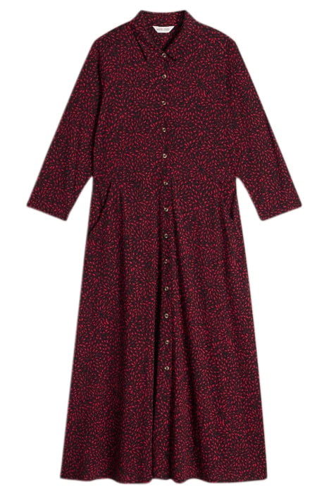 RUA JERSEY SHIRT DRESS PINK PRINT 3