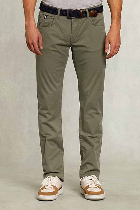 TIGHT FIT BASIC 5-POCKET PANTS SAVANNA KHAKI 1