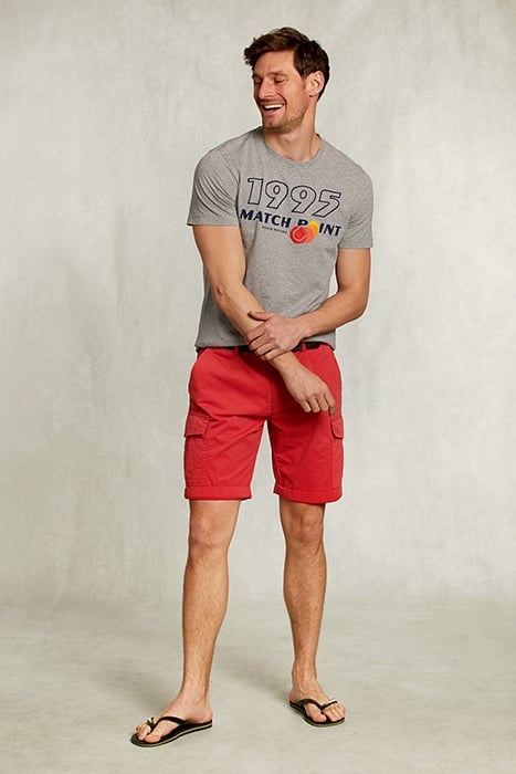 NORMAL FIT BASIC T-SHIRT GREY MEL GREY 3