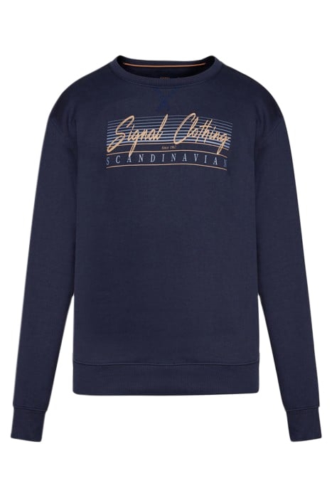 KAVINSI CREW W. PRINT+ DEEP MARINE 4