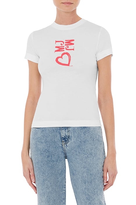 JERSEY T-SHIRT WITH MJ PRINT WHITE 1