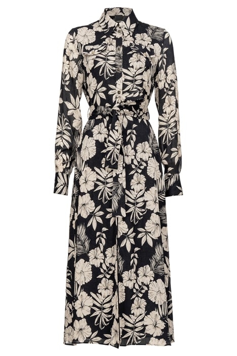 ASSENTE DRESS BLACK/BUTTER 3