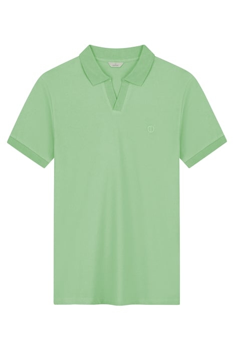 DS_BOWIE V- NECK POLO LODEN FROST LODEN FROST 3
