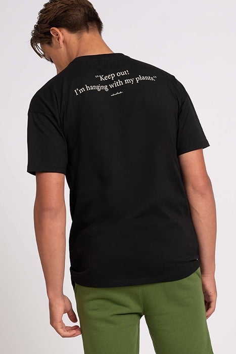 HANGING PLANTS T-SHIRT BLACK 2