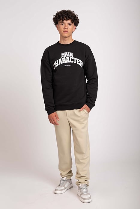 PLEAT TROUSERS OATMILK 1