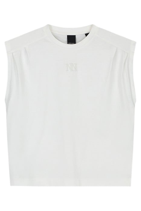 PLEAT T-SHIRT OFF WHITE 2