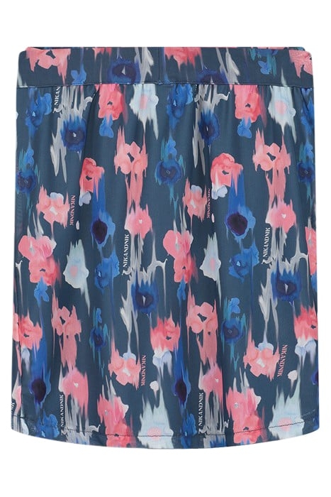 FLORAL MESH SKIRT ROYAL BLUE 3