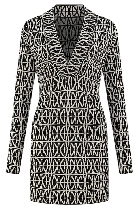 BELARUS DRESS BLACK/PEARL 2