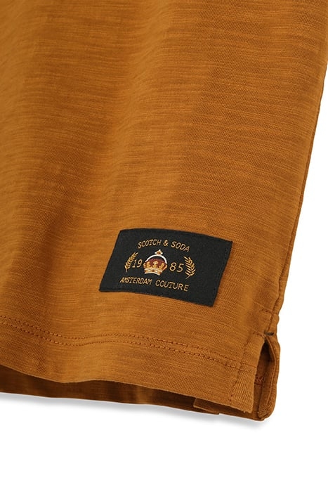 SLUB SS POLO GOLDEN RUST 3