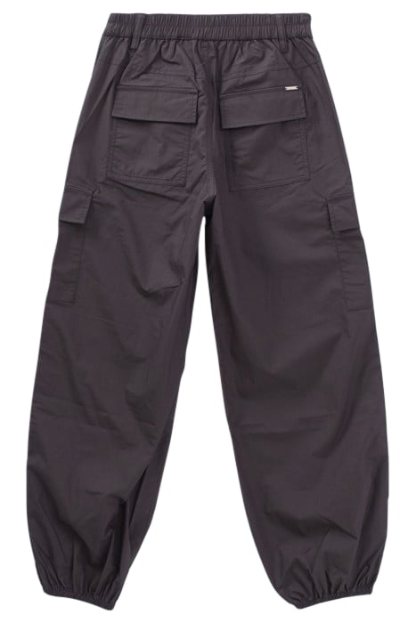 GIRLS’ GREY PARACHUTE-STYLE CANVAS COMBAT TROUSERS 2