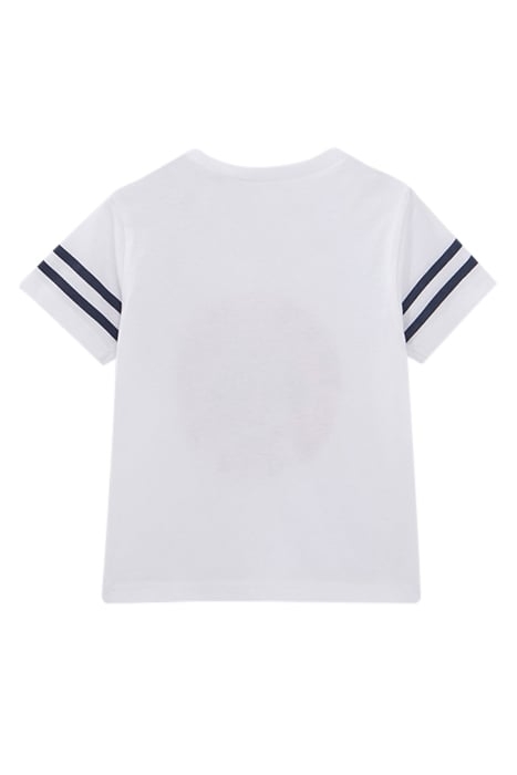 BABY BOYS' OFF-WHITE T-SHIRT WITH LEOPARD IMAGE 2