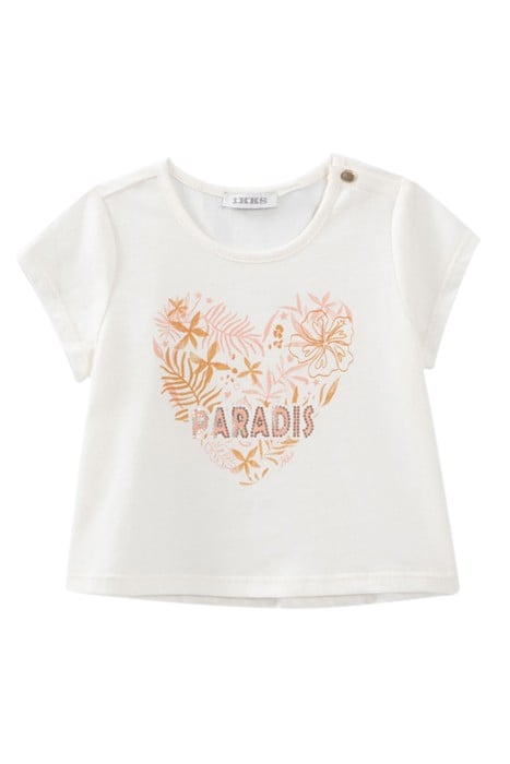 BABY GIRLS’ ECRU T-SHIRT AND CAMEL SHORTS OUTFIT 4
