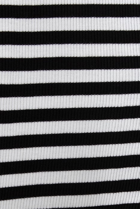 GIRL’S BLACK T-SHIRT WITH WHITE STRIPES AND BOW 6