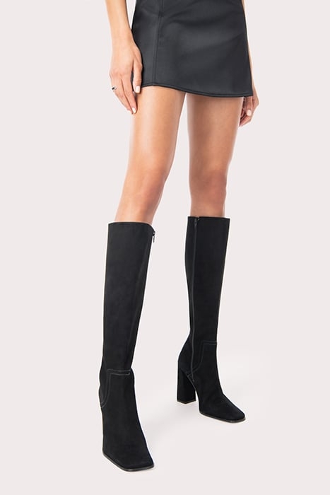 TIA BLACK SUEDE LEATHER BLACK 2