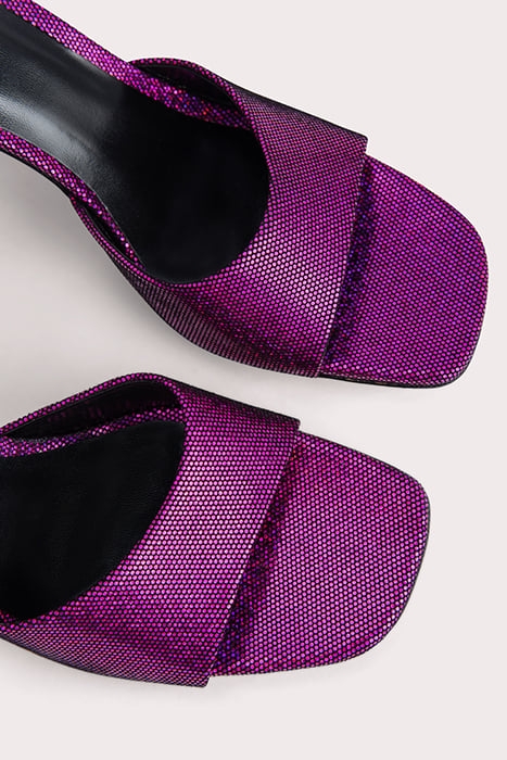 MICHELE FUCHSIA DISCO DOT LEATHER FUCHSIA 3