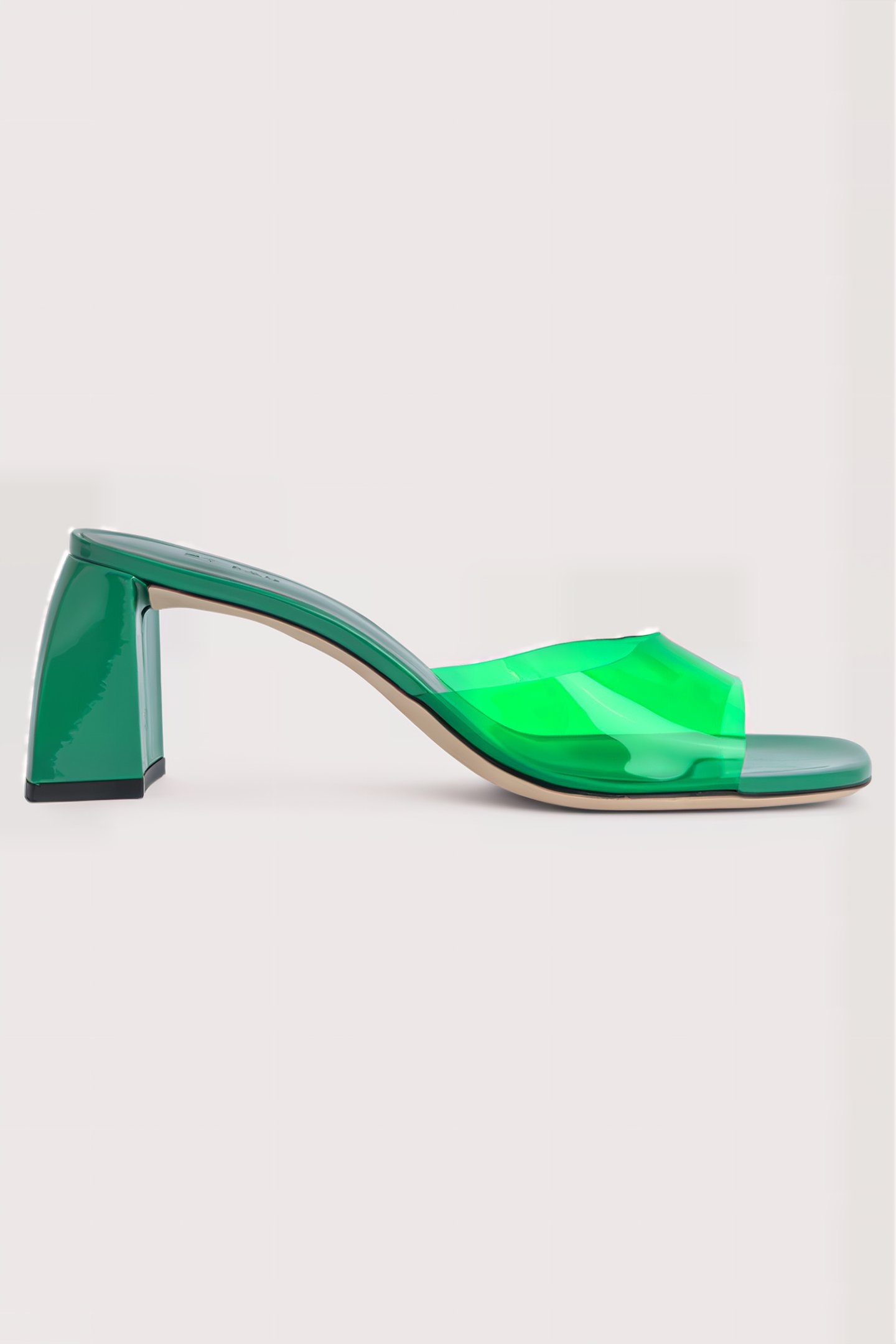 ROMY CLOVER GREEN PVC AND PATENT LEATHER CLOVER GREEN 1