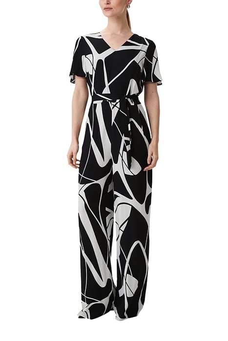 COMMA JUMPSUITS GREY/BLACK 4