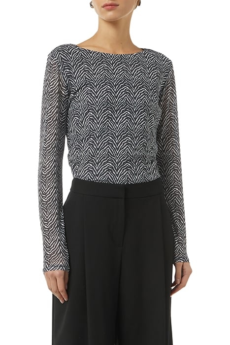 COMMA T-SHIRTS BLACK 1