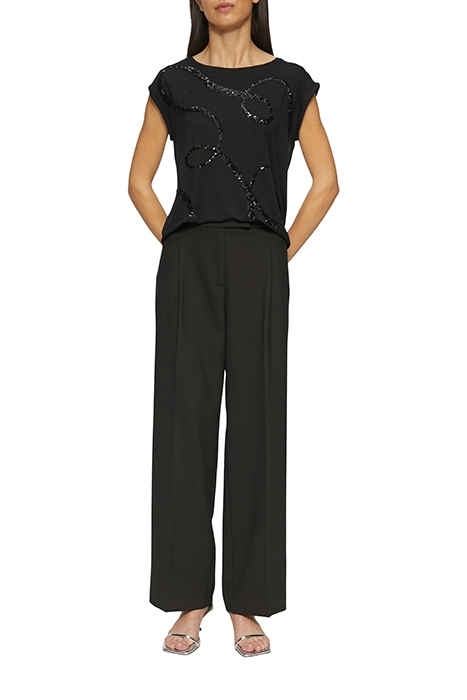 S.OLIVER T-SHIRTS GREY/BLACK 2