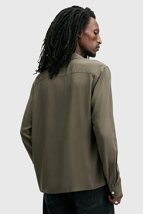 VENICE LS SHIRT CAGE BROWN 2