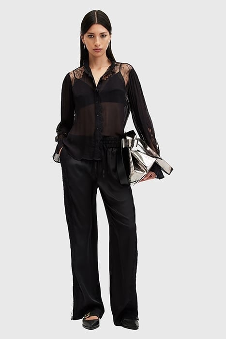 RORY LACE SHIRT BLACK 5