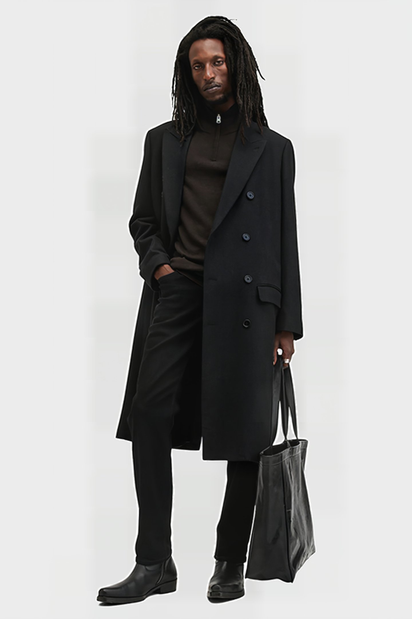 KILBURN ZIP FUNNEL COFFEE BROWN 5