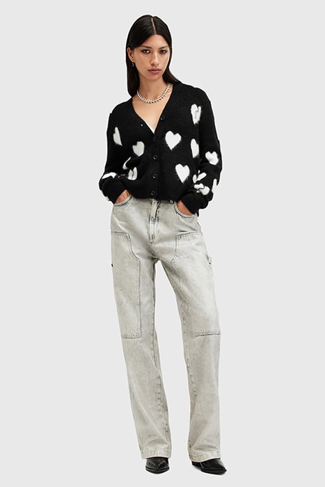 AMORA CARDIGAN BLACK/CHALK WHITE 3