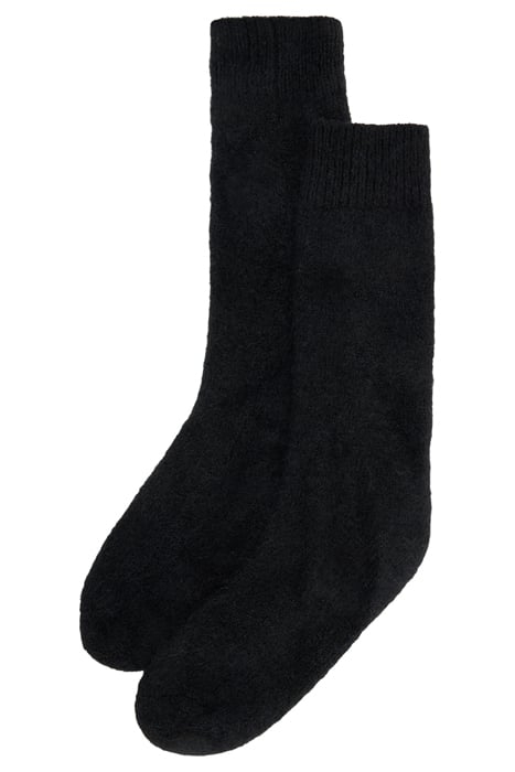 BRUSHED BOOT SOCKS BLACK 1