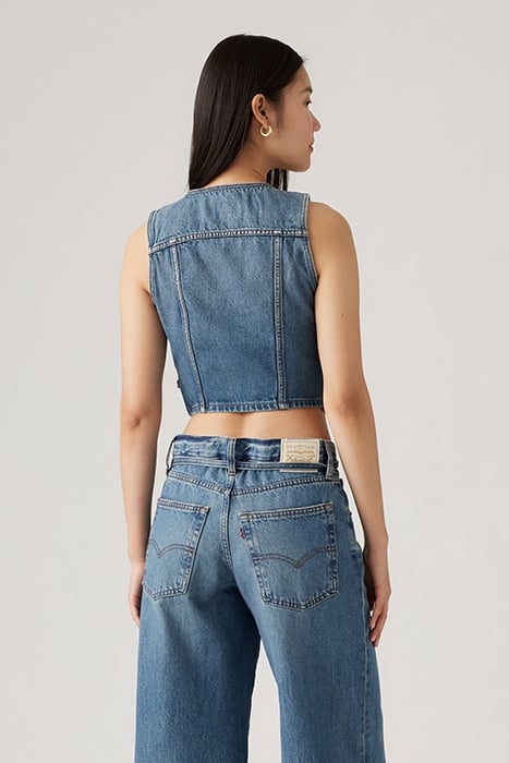 DENIM WAISTCOAT IN BLUE DENIM 2