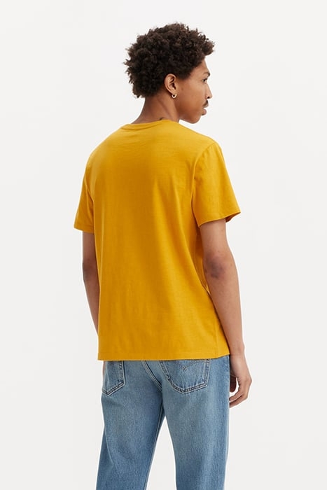 SS CLASSIC POCKET TEE GOLDEN YELLOW SLUB 2