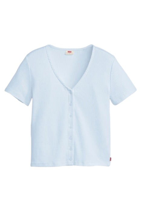 MUSE SS TEE NIAGARA MIST COTTON/POLY 3