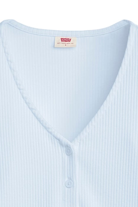 MUSE SS TEE NIAGARA MIST COTTON/POLY 4