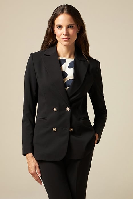 BLAZER WITH JEWEL BUTTONS BLACK 1