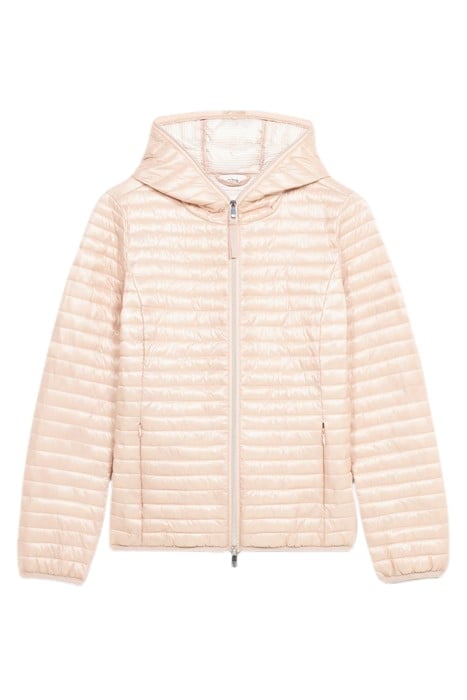 LIGHTWEIGHT DOWN JACKET WITH STRIPED LINING NATURAL 3