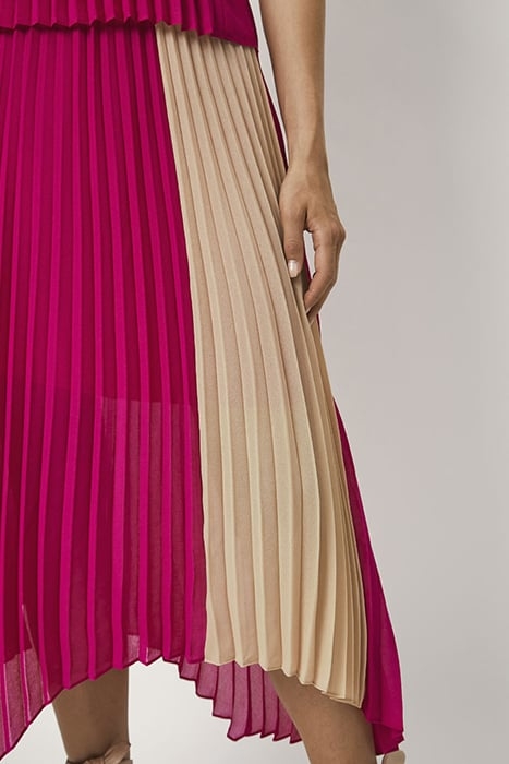 FARAWAY COLOURBLOCK SKIRT HIBISCUS PINK 6