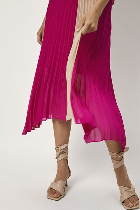 FARAWAY COLOURBLOCK SKIRT HIBISCUS PINK 8