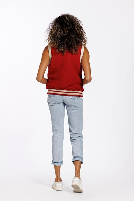 FENNA JACKET RED / OFF WHITE 2