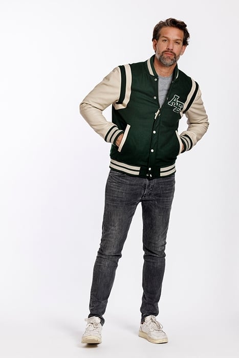 GENE JACKET GREEN / OFF WHITE 3